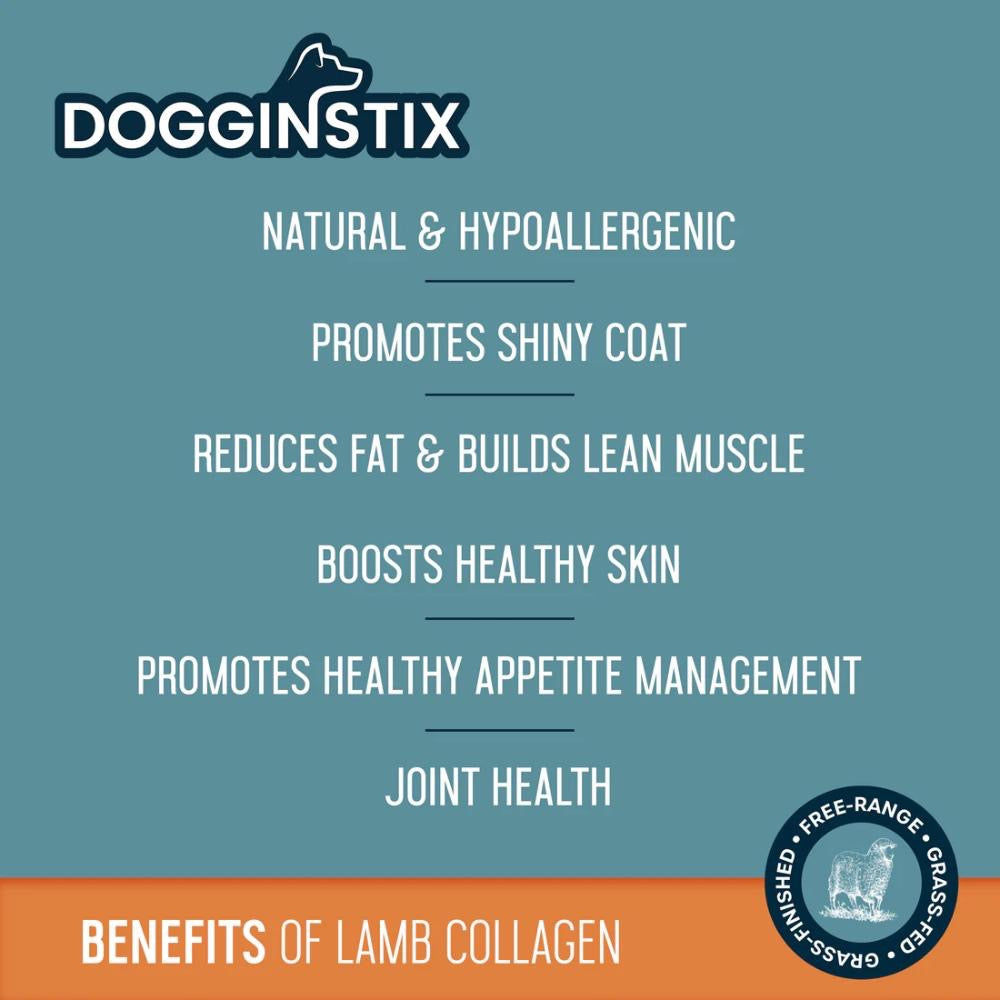 DOGGINSTIX Lamb Collagen Twist