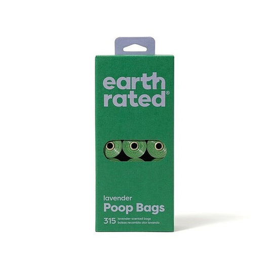 Earth Rated Dog Poop Bags on Refill Rolls 21 Rolls 315 Bags