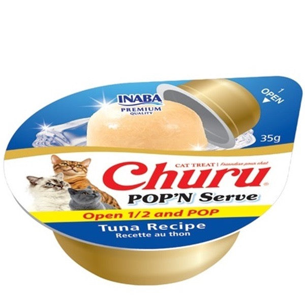 INABA Cat Churu Pop'n Serve Tuna 2pk