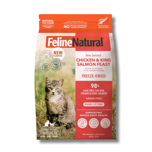 Feline Natural - Freeze-Dried - Chicken & Salmon Feast 320g