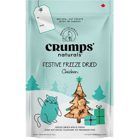 Crumps' Naturals Cat Holiday Festive FD Chicken 1.05oz