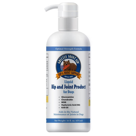 Grizzly Joint Aid Hip&Joint Support Liquid Supplement 16 oz