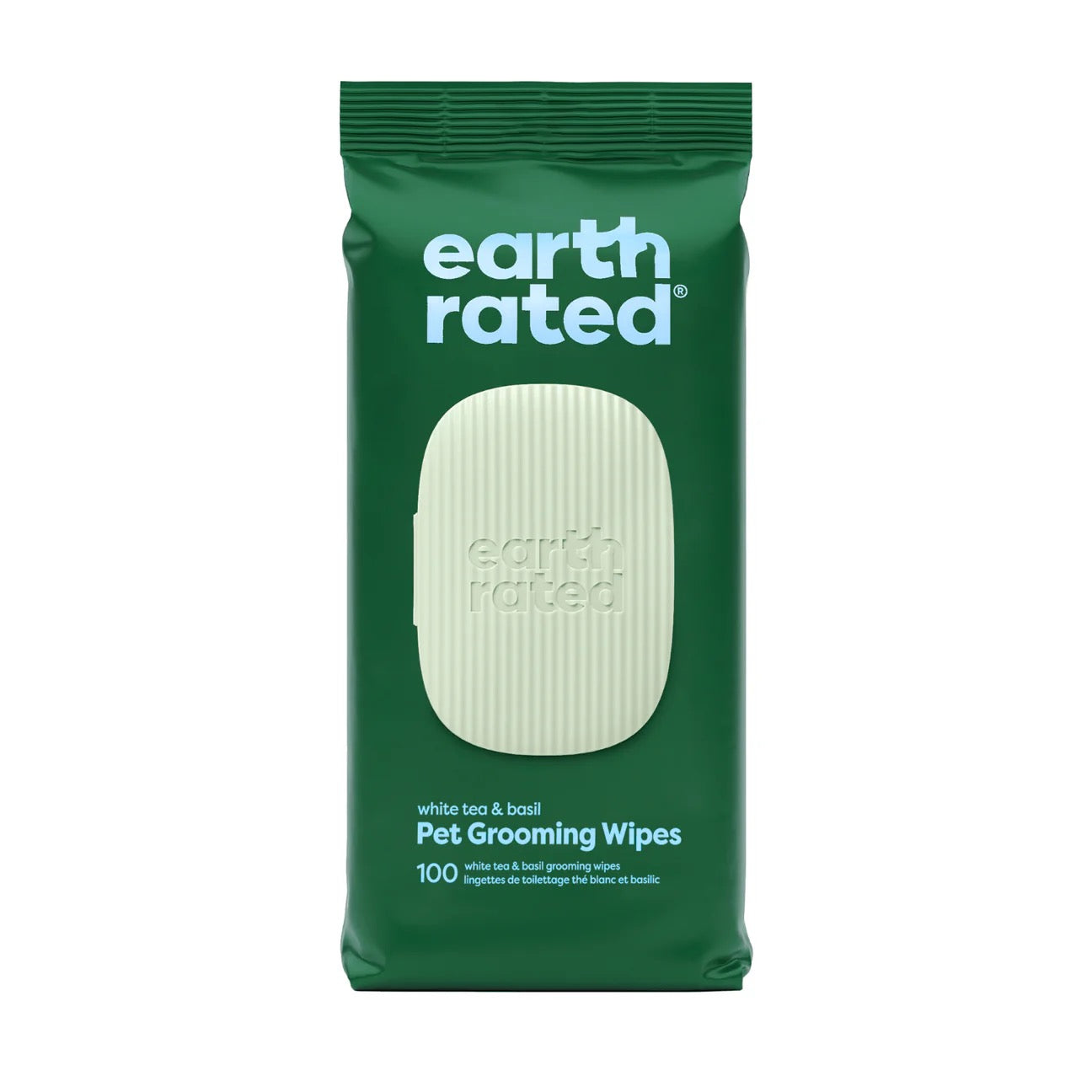 Earth Rated Compostable Pet Wipes 8x8" 100PK