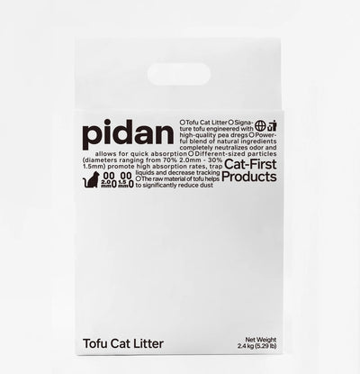Pidan Tofu Mix Cat Litter 2.4kg Whole Box (4-pack)