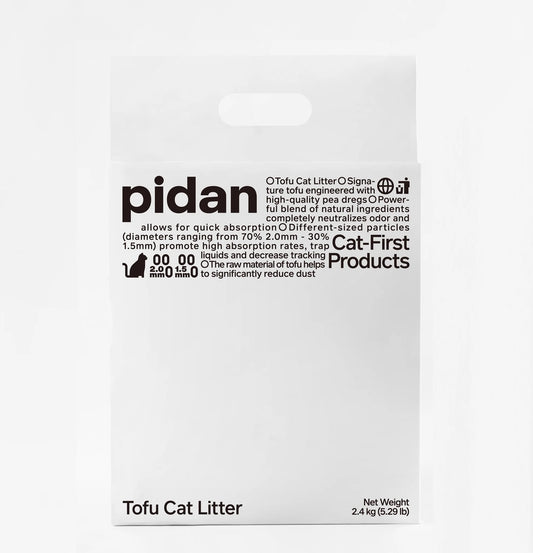 Pidan Tofu Mix Cat Litter 2.4kg Whole Box (4-pack)
