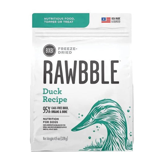 BIXBI Freeze Dried Rawbble Dog Duck