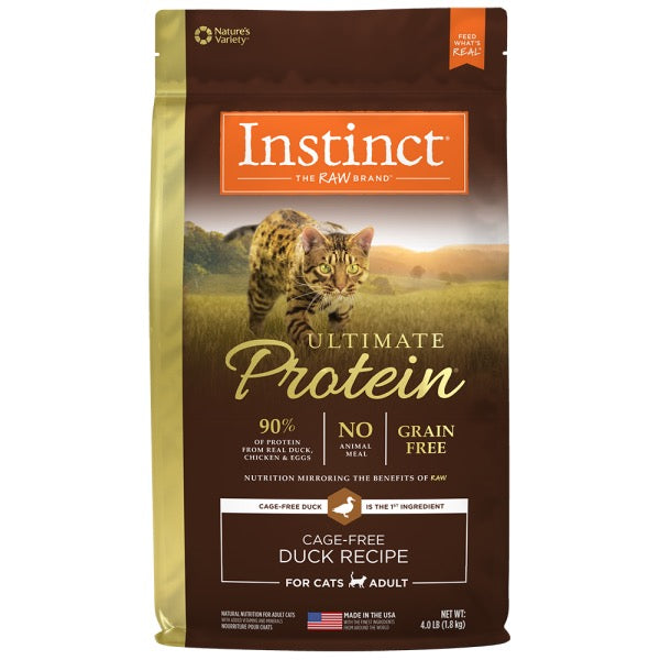 Instinct Cat Ultimate Protein GF Kibble Duck 4 lb