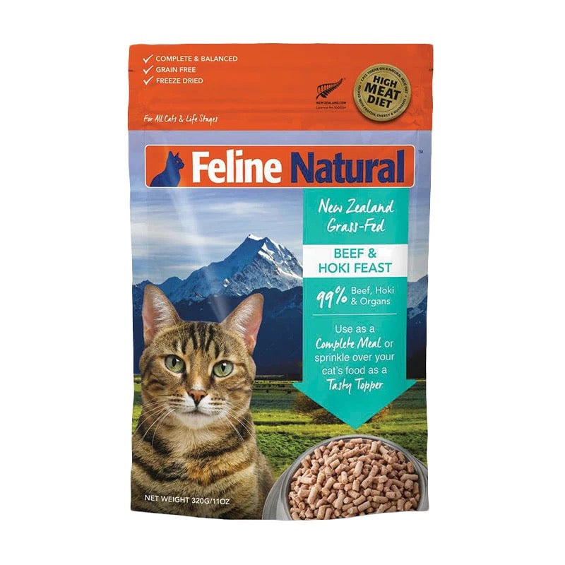 Feline Natural - Beef & Hoki Freeze Dried 320g