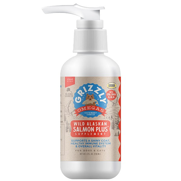 Grizzly Salmon Plus Oil Liquid Supplement