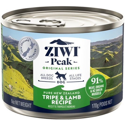 ZIWI Peak Dog Tripe & Lamb 6 oz