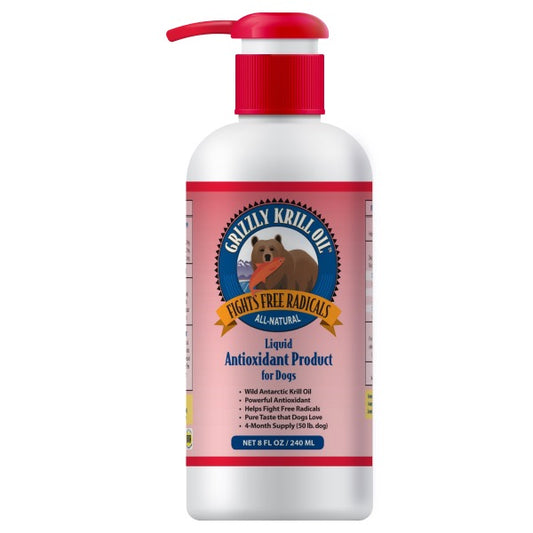 Grizzly Krill Oil Liquid Supplement 8 oz