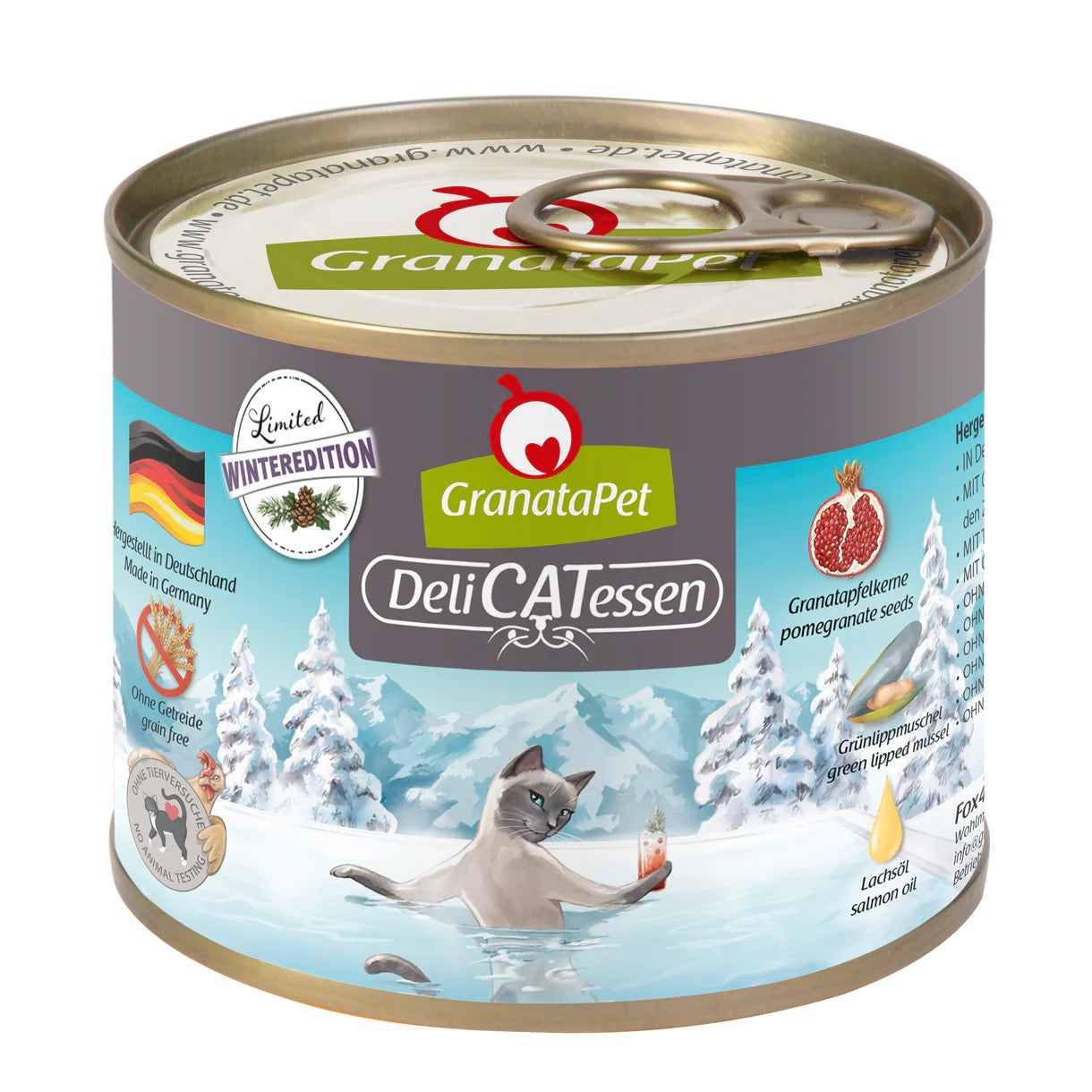 GranataPet DeliCatessen 2024 Winter Edition – Venison & Poultry Grain-Free Cat Food
