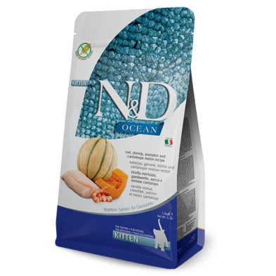 FARMINA ND Ocean Kitten COD, Shrimp, Pump, Cantalou 1.5kg