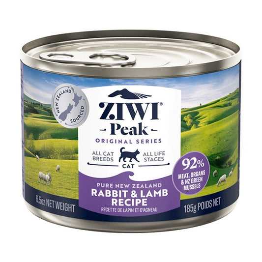 ZIWI Peak Cat Rabbit & Lamb 6.5 oz Cans
