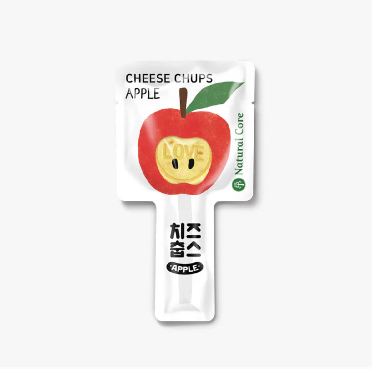 🇰🇷Natural Core – Cheese Chups Strawberry Lolipop