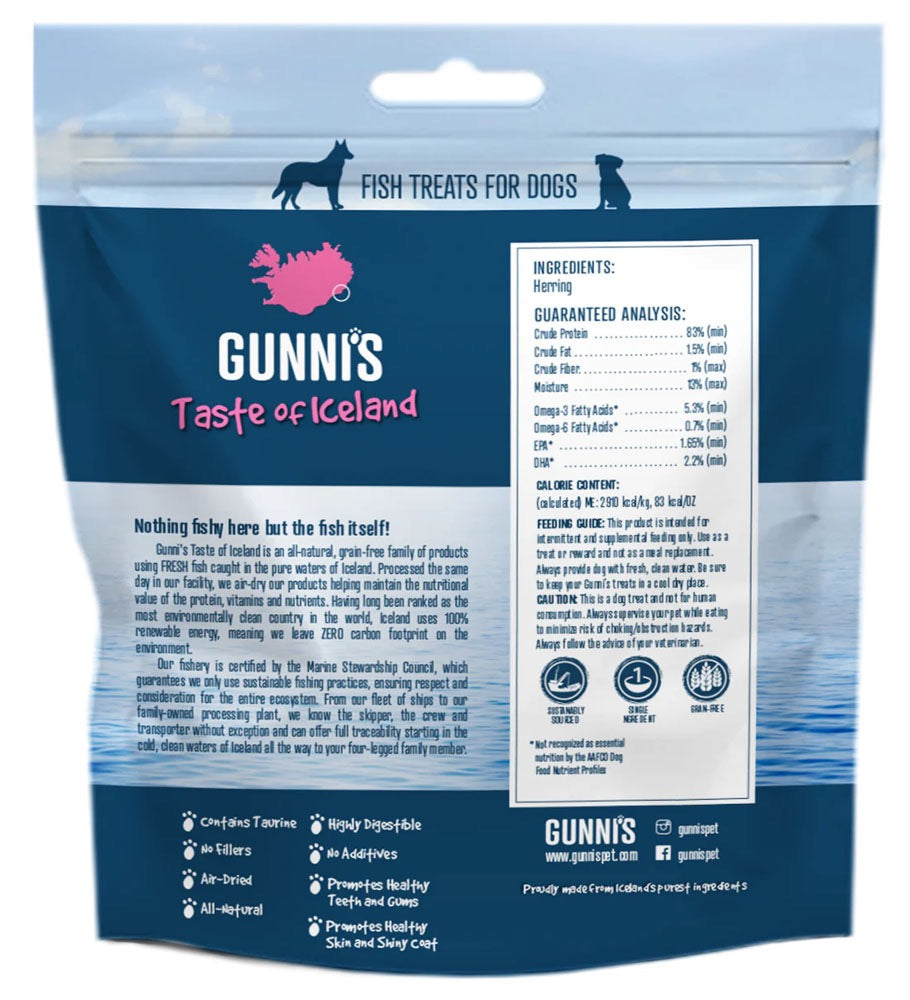 GUNNIS PET Whole Herring 9oz