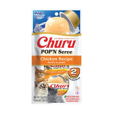 INABA Cat Churu Pop'n Serve Chicken 2pk