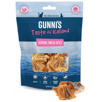GUNNIS PET Cat Herring Omega Bites 1.5oz