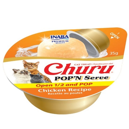 INABA Cat Churu Pop'n Serve Chicken 2pk