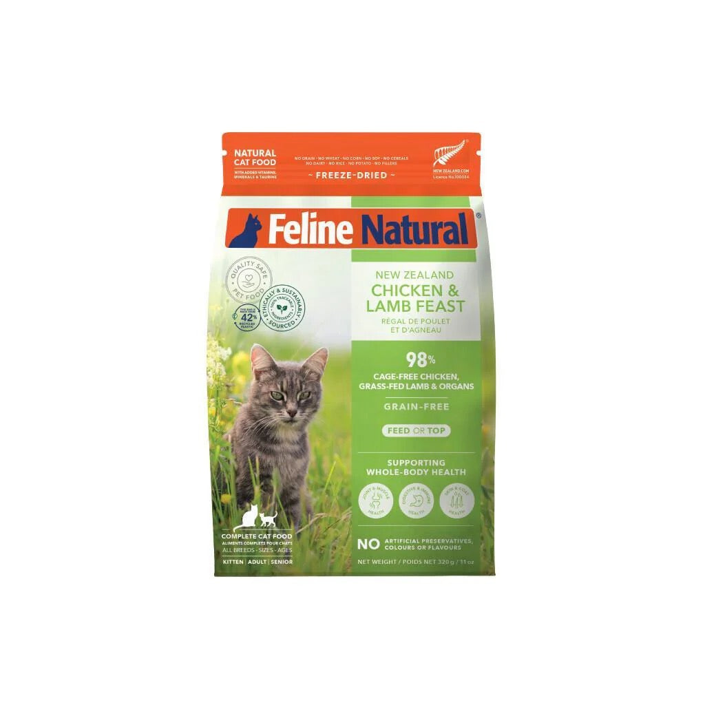 Feline Natural - Freeze-Dried - Chicken & Lamb Feast