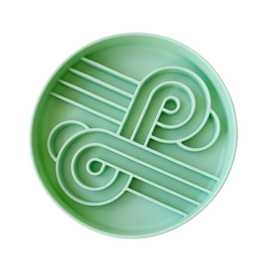 OLLIE B. GOOD zoomies slow feeder bowl | cucumber melon