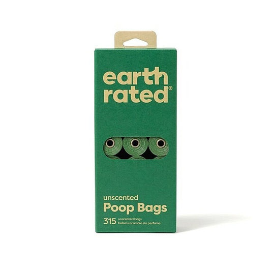 Earth Rated Dog Poop Bags on Refill Rolls 21 Rolls 315 Bags