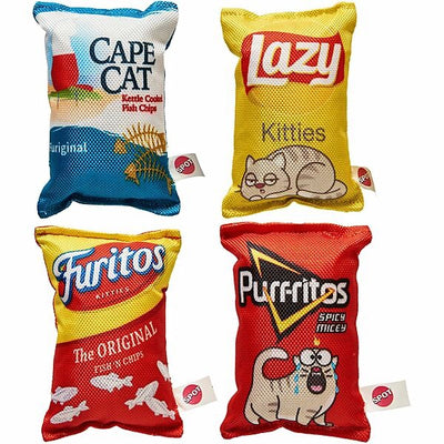 Spot Pet Fun Food Kitty Chips Assorted 5" | Cat
