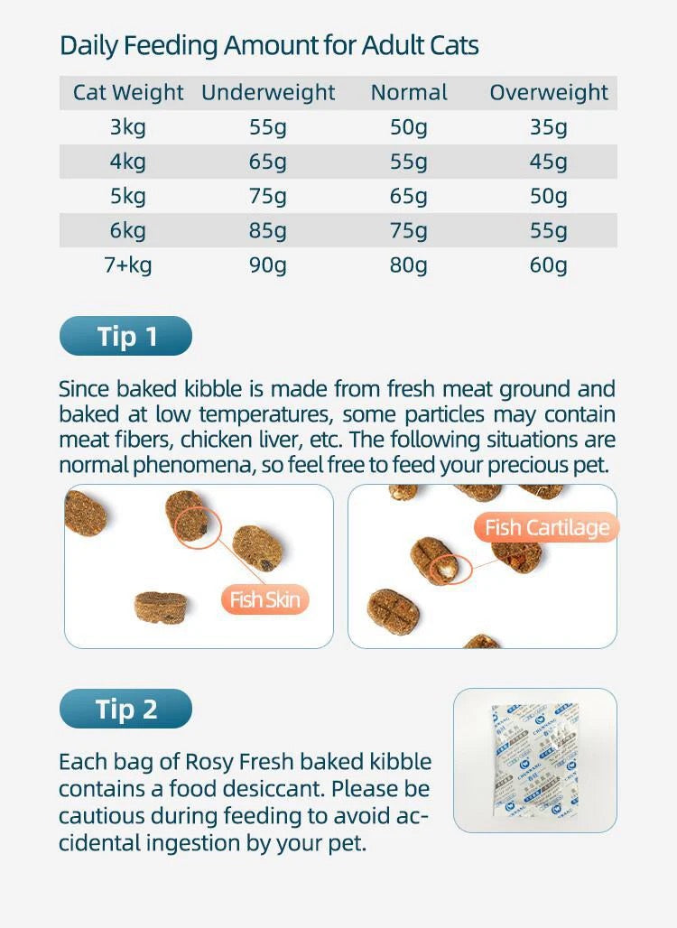 Rosy Fresh Baked Cat Food Fish 2kg