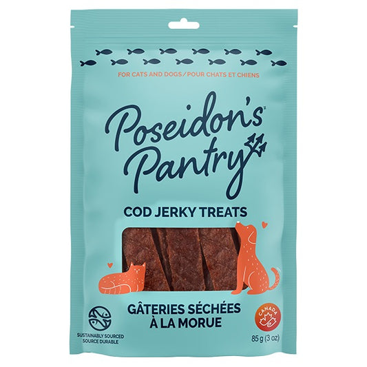 Poseidon's Pantry Jerky Cod 85g