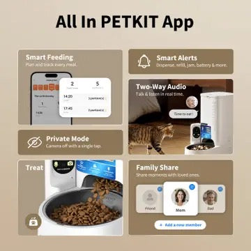 PETKIT Yumshare Solo 2 Automatic Feeder with Camera