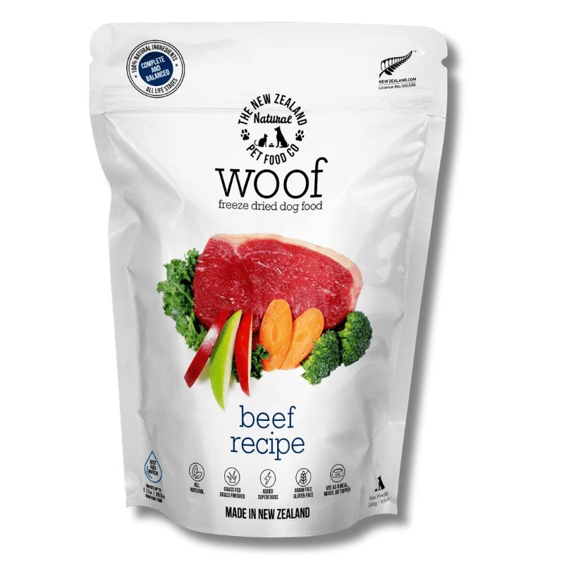 NZ Natural Pet Food Co - Freeze Dried - Food - Woof - Beef