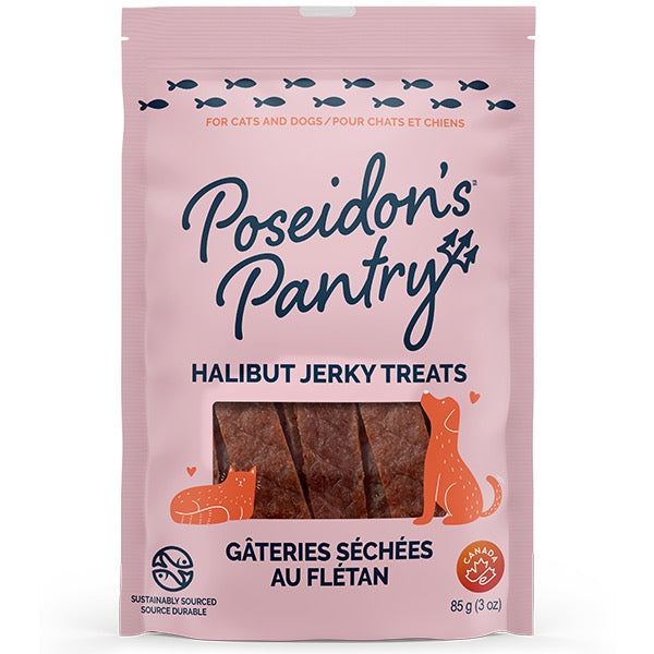 Poseidon's Pantry Jerky Halibut 85g