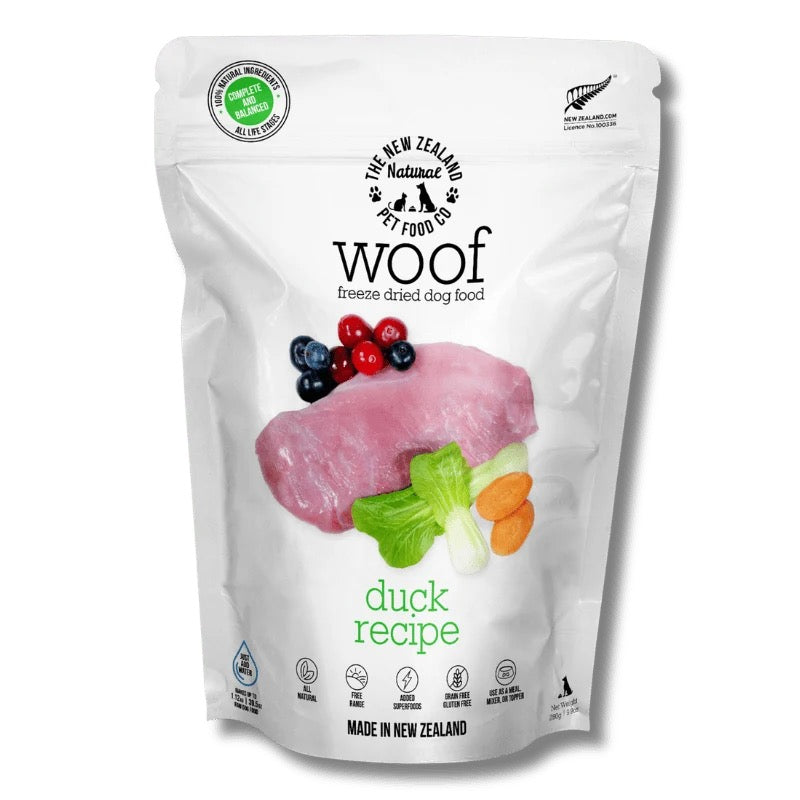 NZ Natural Pet Food Co - Freeze Dried - Food - Woof - Duck