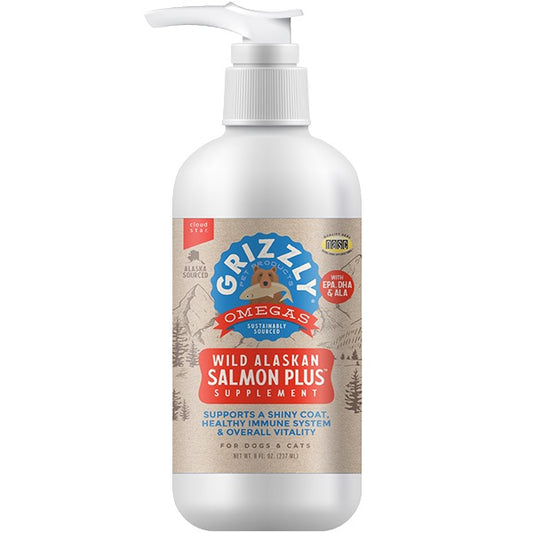 Grizzly Salmon Plus Oil Liquid Supplement