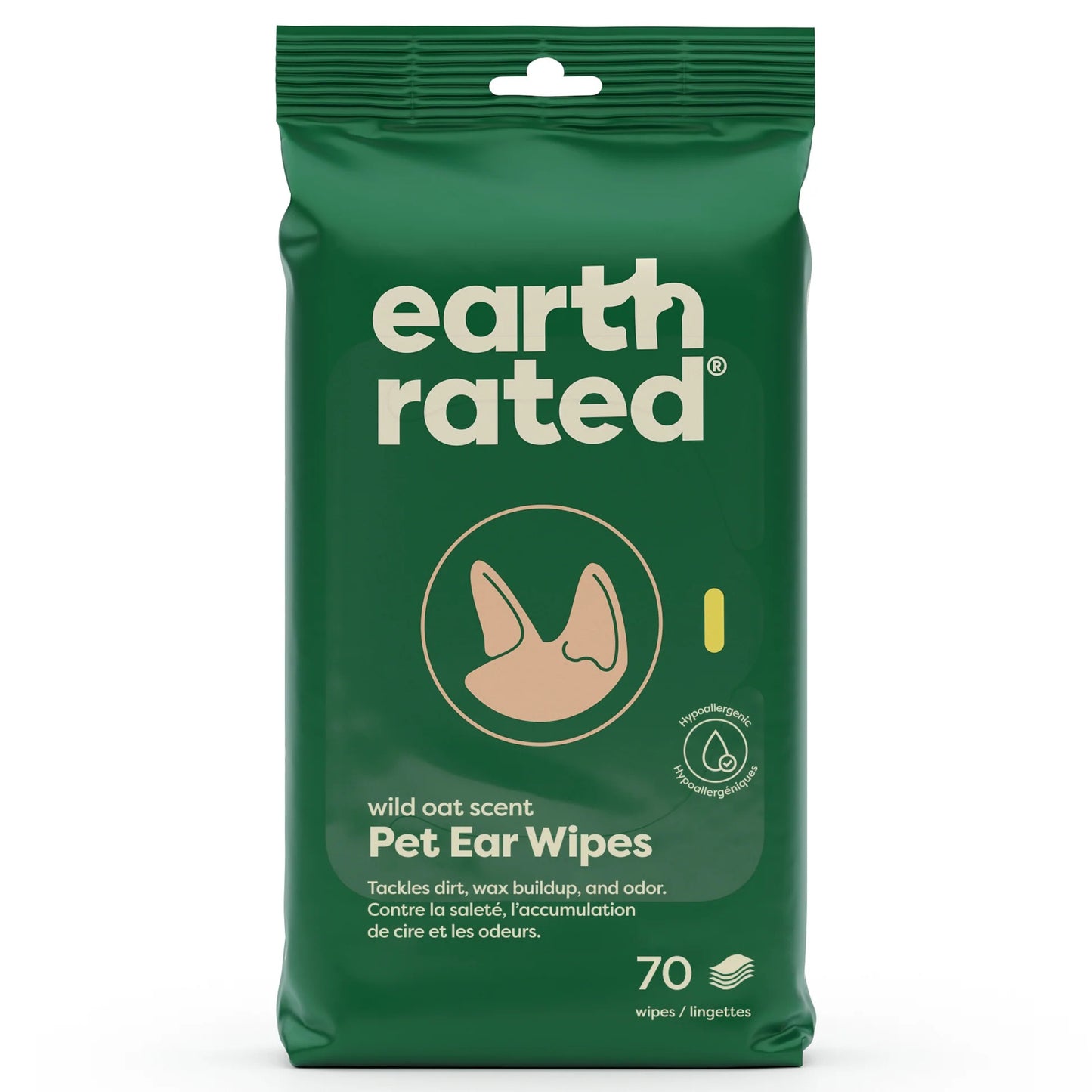 Earth Rated Dog Ear Wipe