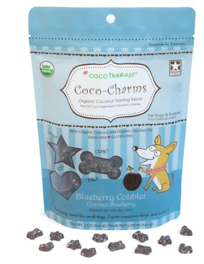 CocoTherapy - Coco-Charms Training Treats – Blueberry Cobbler 5 oz