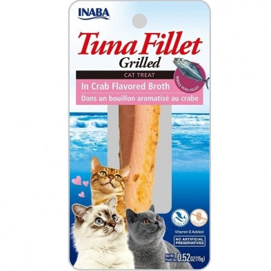 INABA Ciao Gilled Fillet Tuna in Crab Broth CTN 0.5oz