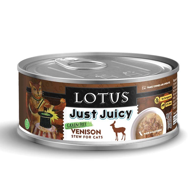 Lotus Cat Just Juicy Venison 5.3oz