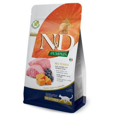 FARMINA Pumpkin Cat Lamb and Blueberry AD Neutered 1.5kg