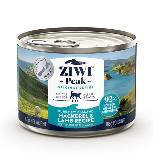 ZIWI Peak Cat Mackerel & Lamb 6.5 oz Cans