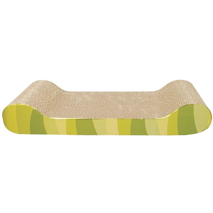 Catit Style Patterned Cat Scratcher with Catnip - Jungle Stripes - Lounge