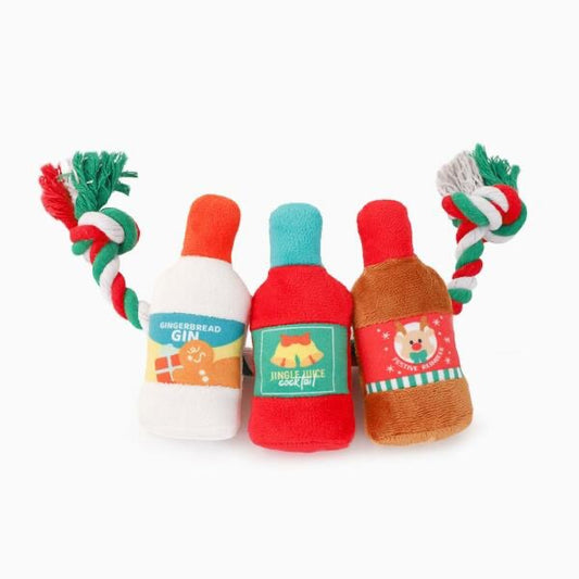 HugSmart XMAS2024 Holiday Spirits Dog Toy