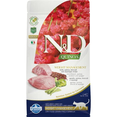 FARMINA ND Cat Quinoa Weight Management LAMB