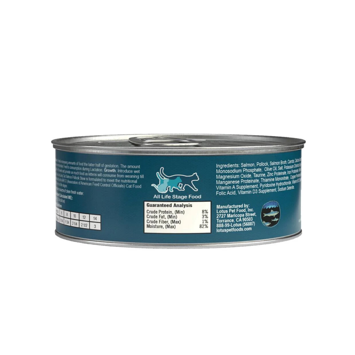 Lotus Cat Just Juicy Salmon & Pollock 5.3oz