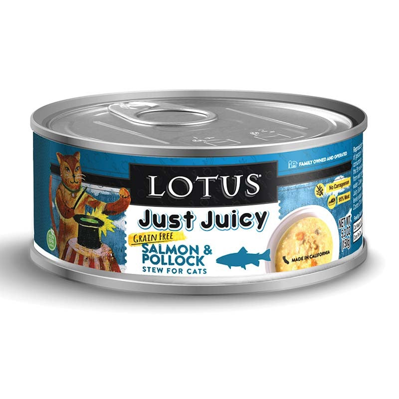 Lotus Cat Just Juicy Salmon & Pollock 5.3oz