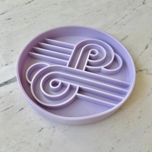 OLLIE B. GOOD zoomies slow feeder bowl | fig