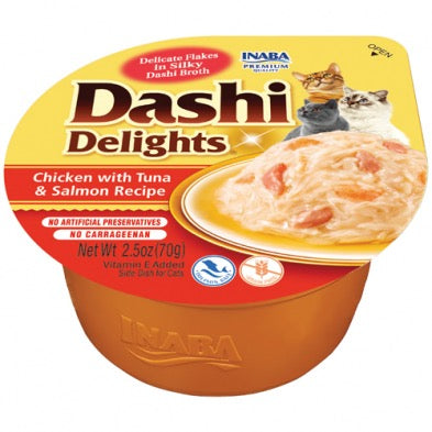 INABA Cat Dashi Delights Chicken with Tuna & Salmon