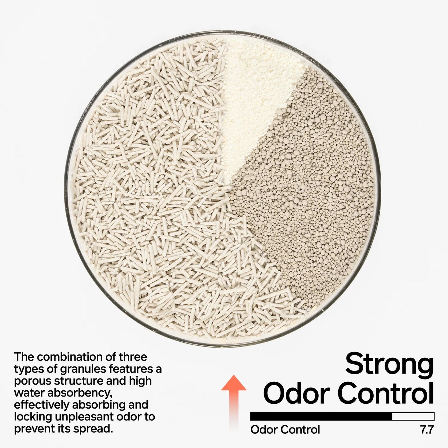 Pidan Cat Litter Tofu 60%, Bentonite Clay 30%, Starch 10% 2.4kg