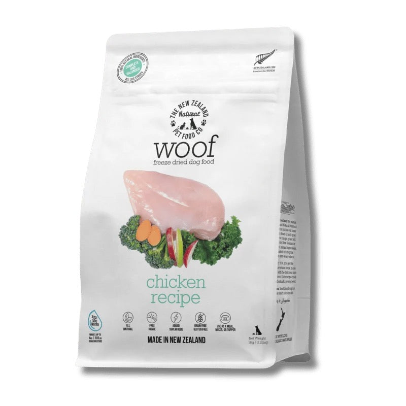 NZ Natural Pet Food Co - Freeze Dried - Food - Woof - Chicken