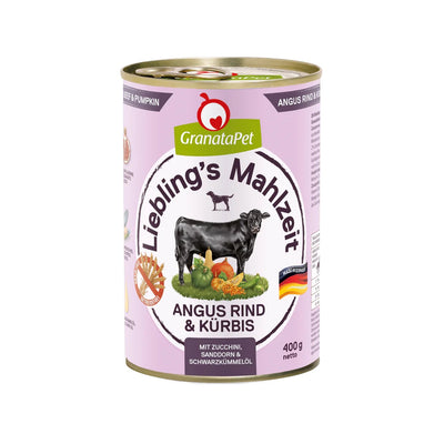 Liebling's Mahlzeit Dog Wet Food - Angus beef & Pumpkin 400g